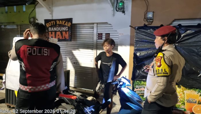 Persempit Ruang Gerak Kejahatan, Polsek Johar Baru Gelar Patroli Cipta Kondisi hingga Dini Hari