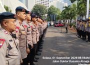 Polsek Metro Menteng Siapkan Pengamanan Humanis Aksi Petani Tebu di Kantor Kemenko Pangan