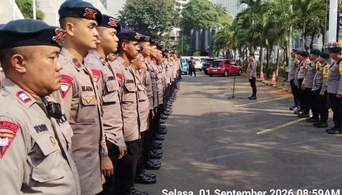 Polsek Metro Menteng Siapkan Pengamanan Humanis Aksi Petani Tebu di Kantor Kemenko Pangan