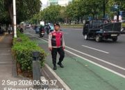 Polisi Atur Lalu Lintas di Sejumlah Titik di Senen, Jakarta Pusat