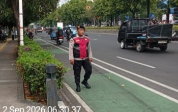 Polisi Atur Lalu Lintas di Sejumlah Titik di Senen, Jakarta Pusat