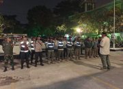 Tiga Personel Polsek Sawah Besar Dampingi Penertiban PPKS hingga Malam Hari