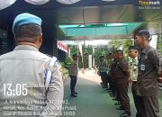 Polisi Gelar Apel Pengamanan Unjuk Rasa di Kantor Pegadaian Kramat Raya