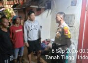 Sambangi Satkamling Dini Hari, Polisi Perkuat Keamanan Lingkungan di Tanah Tinggi