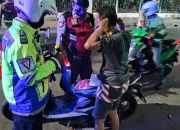 Jelang Dini Hari, Polsek Sawah Besar Gelar Cipta Kondisi Stasioner Di Karang Anyar Raya