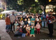Polsek Sawah Besar PEDULI, Bagikan Masker di Pameran Flora Fauna Di Taman Lapangan Banteng