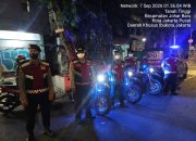Cegah 3C dan Tawuran, Polsek Johar Baru Perkuat Patroli Strong Point Dini Hari