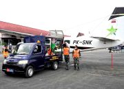Tiga Sortie, Tiga Ton NaCl Disemai dari Udara, Lanud Sjamsudin Noor Dukung OMC Tekan Karhutla Kalimantan Selatan