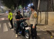 Polsek Metro Tanah Abang Gelar Razia Stasioner Antisipasi Guantibmas, Wujudkan Situasi Kamtibmas yang Aman dan Kondusif