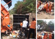 Respon Cepat Sudin LH Jaktim Bersihkan Sampah Kering di TPS RW 07 Ujung Menteng
