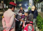 Operasi Cipta Kondisi Dini Hari, Polsek Johar Baru Amankan Motor Tanpa STNK