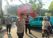 Pagi Hari, Polisi Atur Lalu Lintas dan Antisipasi Gangguan Kamtibmas