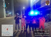 Dini Hari di Jalan Tambak, Satkamling dan Bhabinkamtibmas Perketat Pantauan Cegah Tawuran