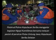 Ngopi Kamtibmas di Tengah Laut Polairud Polres Kepulauan Seribu Ingatkan Nelayan Waspada Hoaks dan Cuaca Ekstrem