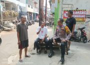 Komunikasi Langsung Bersama Warga, Polisi Pantau Keamanan Kampung Rawa