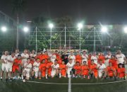 Polres Metro Jakarta Pusat dan The Jakmania Pererat Silaturahmi Lewat Laga Persahabatan