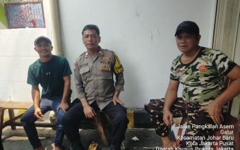 Bhabinkamtibmas Galur Rangkul Jukir dan Pedagang, Perkuat Kewaspadaan Kamtibmas