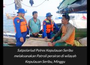 Satpolairud Polres Kepulauan Seribu Imbau Nelayan untuk Menghubungi Layanan Polisi 110 Waspada Angin Kencang dan Ombak Tinggi