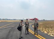 Heli Caracal TNI AU Gencarkan Patroli Pantau Karhutla Prov Riau