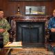 Wadan Kodiklat TNI Anjangsana Ke Kediaman Marsekal TNI (Purn) Fadjar Prasetyo