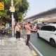 Pagi Hari, Polisi Atur Lalu Lintas di TL Galur Antisipasi Kemacetan dan 3C
