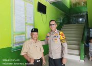 Pantau MTsN 9 Johar Baru, Polisi Ajak Pelajar Jauhi Narkoba dan Tawuran