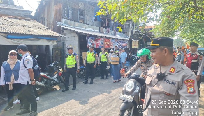 Penataan Kramat Pulo Gundul, Polisi dan Tiga Pilar Pastikan Jalan Lebih Tertib