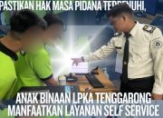 Pastikan Hak Masa Pidana, Anak Binaan LPKA Tenggarong Manfaatkan Layanan Self Service