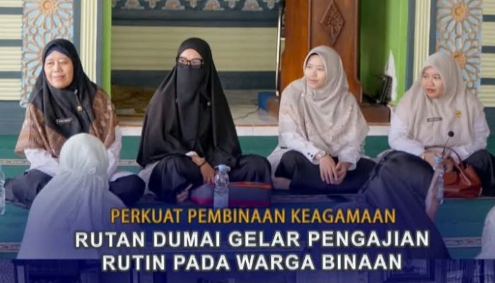 Rutan Dumai Gelar Pengajian Rutin, Perkuat Pembinaan Keagamaan Warga Binaan