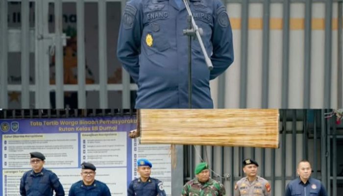 Perkuat Deteksi Dini, Rutan Dumai Gelar Razia Gabungan Bersama APH