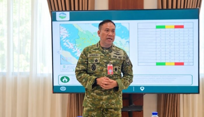 Posko Satgas Udara Lanud Roesmin Nurjadin Perkuat Penanggulangan Karhutla Riau