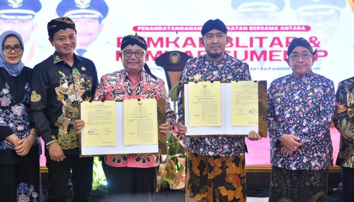 Kuatkan Ekonomi Daerah  Pemkab Blitar dan Pemkab Sumenep Sepakati Penguatan Stabilitas Ekonomi Daerah