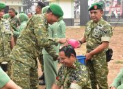 Dandim 0418/Palembang Pimpin Korps Raport, 41 Prajurit Naik Pangkat di Lingkungan Kodim 0418/Palembang