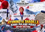 Ayunindya Shaqilla Bawa Pulang Perak untuk Sulteng di International Pugnator Open Taekwondo Banten 2026