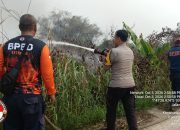 Gerak Cepat Tangani Karhutla Di Sukabangun Dalam, Polres Ketapang Bersama Damkar Berhasil Padamkan Api