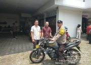 Patroli Humanis, Bhabinkamtibmas Galur Pastikan Ibadah Jemaat Gereja GNKPI Berlangsung Kondusif