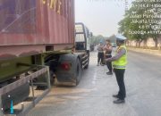 Sipropam Polres Pelabuhan Tanjung Priok, Laksanakan Pengecekan Gatur Lalin dan Apel Pagi.