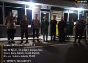 Polsek Senen Gelar Apel Cipta Kondisi dan Patroli Gabungan Tiga Pilar, Antisipasi Gangguan Kamtibmas