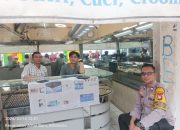 Sambangi Toko Emas di Pasar Gembrong, Bhabinkamtibmas Kampung Rawa Sampaikan Imbauan Kamtibmas