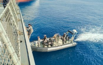 Perkokoh Diplomasi Maritim, KRI SIM-367 Berlatih Bersama Tiga Kapal Perang Australia
