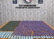 Polres Metro Jakarta Pusat Ungkap Peredaran 858 Catridge Diduga Mengandung Etomidate