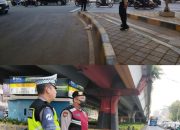 Polsek Senen Gelar Strong Point Pagi dan Sore, Antisipasi Kemacetan hingga Kejahatan Jalanan