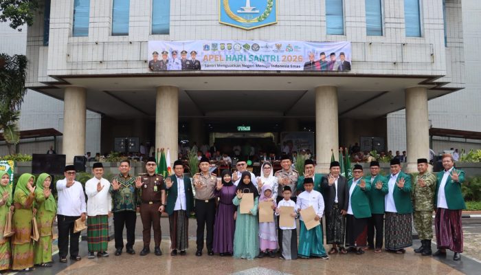 Kapolres Pelabuhan Tanjung Priok Hadiri Apel Hari Santri Nasional 2026 di Jakarta Utara, Perkuat Sinergi Ulama dan Umara