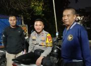 Sambangi Satkamling Kota Paris, Bhabinkamtibmas dan Babinsa Ajak Warga Tingkatkan Kewaspadaan