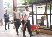 Polres Metro Jakarta Pusat Gelar Green Policing dan Kurve, Wujudkan Lingkungan Kerja yang Bersih dan Nyaman