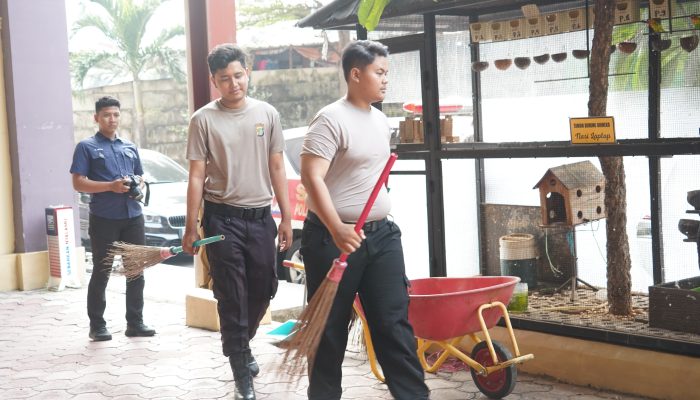 Polres Metro Jakarta Pusat Gelar Green Policing dan Kurve, Wujudkan Lingkungan Kerja yang Bersih dan Nyaman