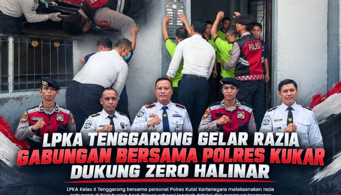 LPKA Tenggarong dan Polres Kukar Gelar Razia Gabungan, Hasil Nihil Barang Terlarang