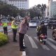 Guna Kelancaran Arus Lalin Pagi Hari, Personel Polsek Metro Gambir Laksanakan Ploting di TL Patung Kuda