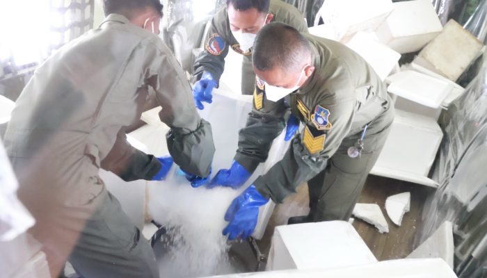 TNI Semai 9,2 Ton Garam dan 1,6 Ton Dry Ice Atasi Karhutla di Kalimantan