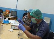 dokkes polres pelabuhan tanjung priok laksanakan food safety mbg polri, hasil pemeriksaan dinyatakan layak konsumsi